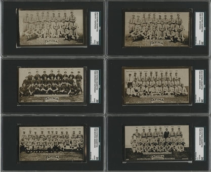 1913 T200 Fatima Team Cards SGC-Graded Collection (13)